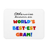 Magnet Flexible Autrement connu comme les meilleurs cadeaux de Gra (Horizontal)