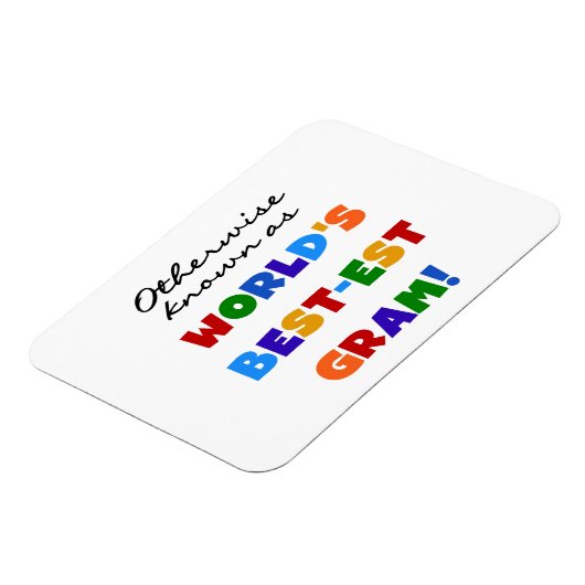 Magnet Flexible Autrement connu comme les meilleurs cadeaux de Gra (Côté Gauche)