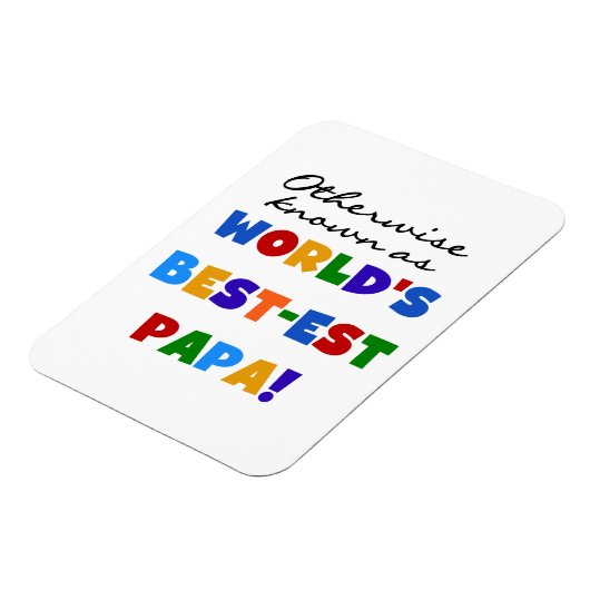 Magnet Flexible Autres Meilleurs Tshirts et cadeaux Papa (Côté Gauche)