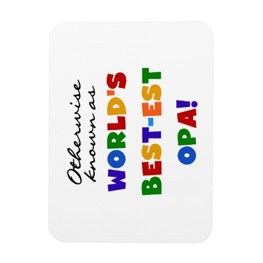 Magnet Flexible Autres T-shirts et cadeaux Opa (Vertical)