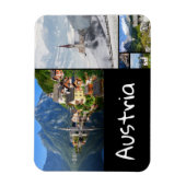 Magnet Flexible Autriche paysages voyage photo collage (Vertical)