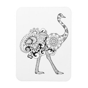 Magnet Flexible Autruche inspirée