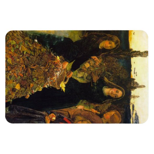 Magnet Flexible Autumn Leaves By sir John Everett Millais (Horizontal)