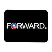 Magnet Flexible Avancer pour Obama 2012 (Horizontal)