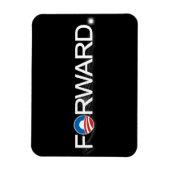 Magnet Flexible Avancer pour Obama 2012 (Vertical)
