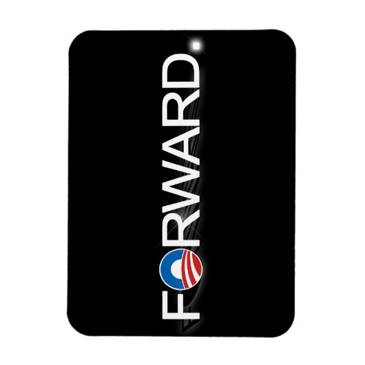 Magnet Flexible Avancer pour Obama 2012 (Vertical)