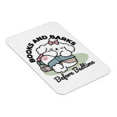 Magnet Flexible Avant le coucher avec ma chienne - Livre et Amoure (Côté Droit)