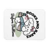 Magnet Flexible Avant le coucher avec ma chienne - Livre et Amoure (Horizontal)