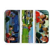 Magnet Flexible Avant, pendant et après le pique-nique (Horizontal)