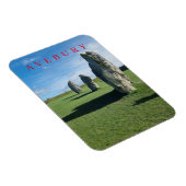 Magnet Flexible Avebury cercle en pierre vue aimant frigo (Côté Droit)