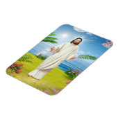 Magnet Flexible avec l'image du Jésus du Christ (Côté Gauche)