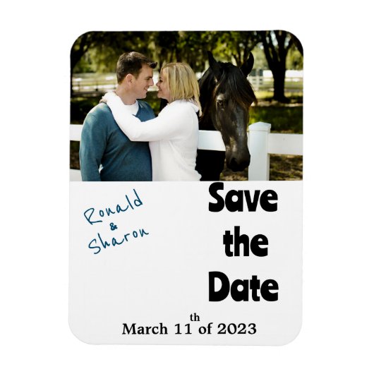 Magnet Flexible Avec une photo  (Vertical)