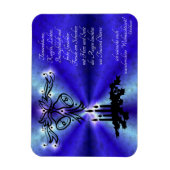 Magnet Flexible Avent, Weihnachten, Gedicht auf Deutsch (Vertical)