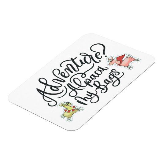 Magnet Flexible Aventure ? Alpaca Mes Sacs (Côté Gauche)