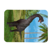 Magnet Flexible Aventure de dinosaure à long cou dans la jungle (Horizontal)