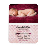 Aventure Flèche bébé fille Faire-part de naissance