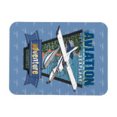 Magnet Flexible Aventure hydravion (Horizontal)