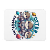 Magnet Flexible Aventures de l'espace de la loutre (Horizontal)