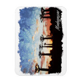 Magnet Flexible Avenue Madagascar des Baobabs Panorama (Vertical)