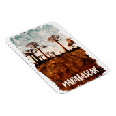 Magnet Flexible Avenue Madagascar du paysage des baobabs (Côté Droit)