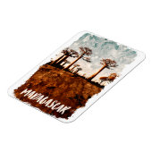 Magnet Flexible Avenue Madagascar du paysage des baobabs (Côté Gauche)