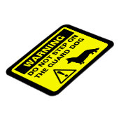 Magnet Flexible Avertissement de chien de garde de Cardigan Welsh  (Côté Gauche)