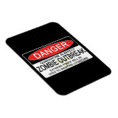 Magnet Flexible Avertissement - Épidémie de virus Zombie (Côté Droit)