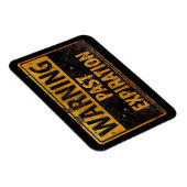 Magnet Flexible AVERTISSEMENT Expiration passée - Panneau Danger M (Côté Droit)