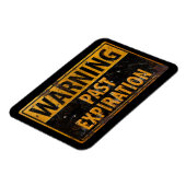Magnet Flexible AVERTISSEMENT Expiration passée - Panneau Danger M (Côté Gauche)