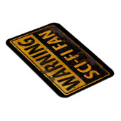 Magnet Flexible AVERTISSEMENT SCI-FI VENTILATEUR - Signal de prude (Côté Droit)