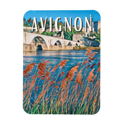 Magnet Flexible Avignon Photo Vintage (Vertical)