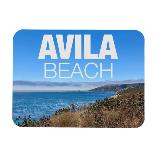 Magnet Flexible Avila Beach California Photography Souvenir (Horizontal)