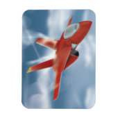 Magnet Flexible Avion à réaction militaire (Vertical)