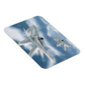 Magnet Flexible Avion à réaction militaire (Côté Droit)