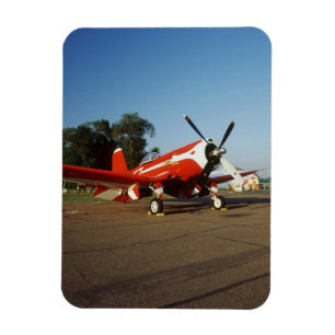 Magnet Flexible Avion F2G-1D Super Corsair lors d'un spectacle aér