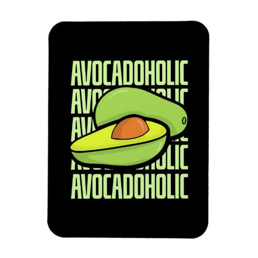Magnet Flexible Avocado Fruit Food (Vertical)