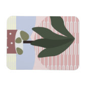 Magnet Flexible Avocado Tree Blush Muet Géométrique Rose (Horizontal)