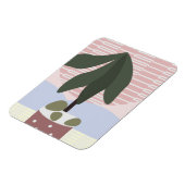 Magnet Flexible Avocado Tree Blush Muet Géométrique Rose (Côté Gauche)