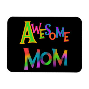 Magnet Flexible Awesome Maman T-shirts et cadeaux