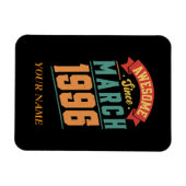 Magnet Flexible Awesome Since March 1996 (Horizontal)