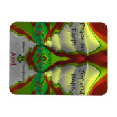 Magnet Flexible AXEL~ CHRISTMAS carte brillante! ~ (Horizontal)