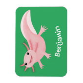 Magnet Flexible axolotl rose pâle (Vertical)