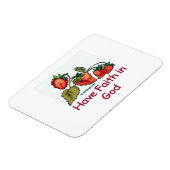 Magnet Flexible Ayez foi en Dieu fraise (Côté Gauche)