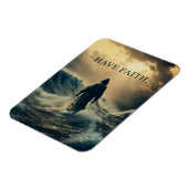 Magnet Flexible Ayez la foi - Jésus Christ Cite la foi chrétienne (Côté Gauche)