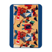Magnet Flexible Aztec Aztecs (Vertical)