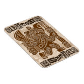 Magnet Flexible Aztec Eagle Guerrier Tribal Art antique (Côté Droit)