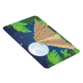 Magnet Flexible Aztec Pyramide paysage de dessin animé (Côté Droit)