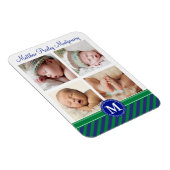 Magnet Flexible Baby Boy Birth Keepsaké Photo personnalisée (Côté Droit)
