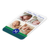 Magnet Flexible Baby Boy Birth Keepsaké Photo personnalisée (Côté Gauche)