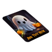 Magnet Flexible Baby Ghost Déplaisant mignon caractère Halloween (Côté Droit)